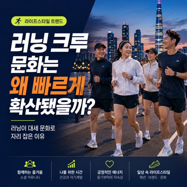 러닝 크루 문화는 왜 빠르게 확산됐을까? 러닝이 대세 문화로 자리 잡은 이유 5 러닝크루