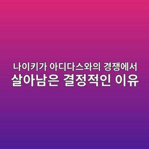 나이키가 아디다스와의 경쟁에서 살아남은 결정적인 이유 8 eb8298ec9db4ed82a4eab080 ec9584eb9494eb8ba4ec8aa4ec9980ec9d98 eab2bdec9f81ec9790ec849c ec82b4ec9584eb82a8ec9d80 eab2b0eca095eca081 1787882908