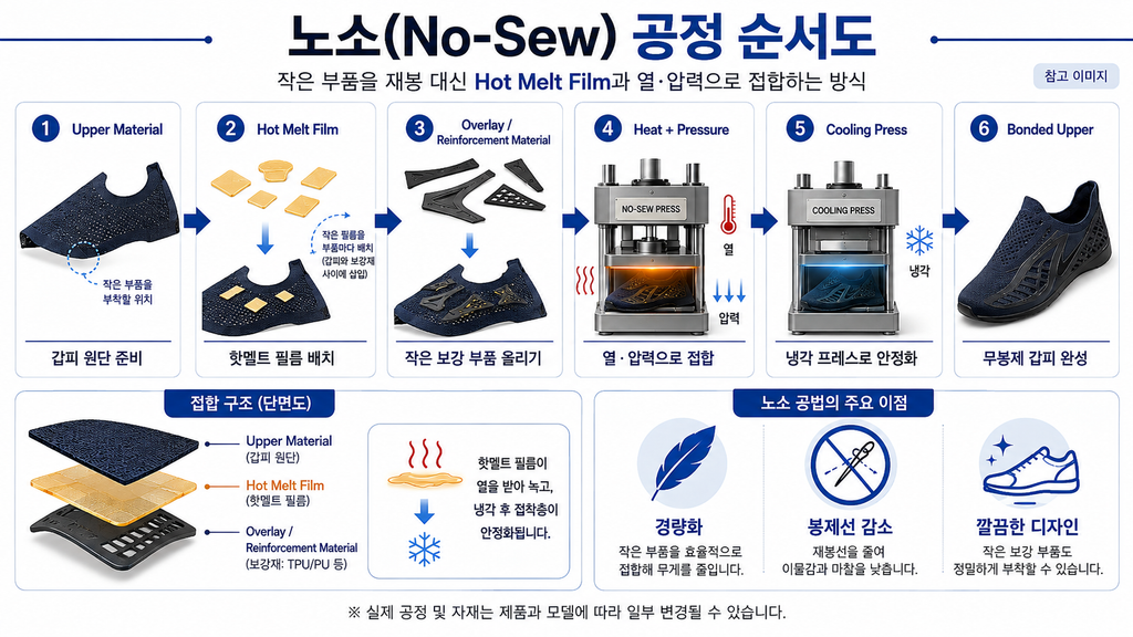 재봉 없이 붙여서 만드는 신발은 어떻게 탄생했을까? 신발 제조의 판을 바꾼 ‘노소(No-Sew) 공법 2 image 103
