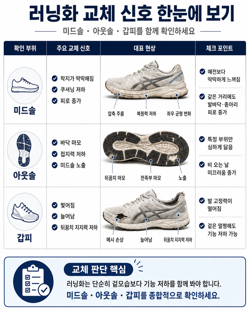 러닝화 세탁 방법과 관리법, 교체 시기는 어떻게 판단할까? 3 image 70